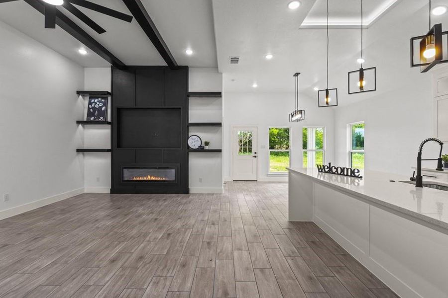 Furnished interior view inside a new home in , Canton (Image 26).