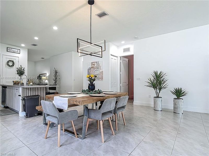 Furnished interior view inside a new home in , Ave Maria (Image 13).