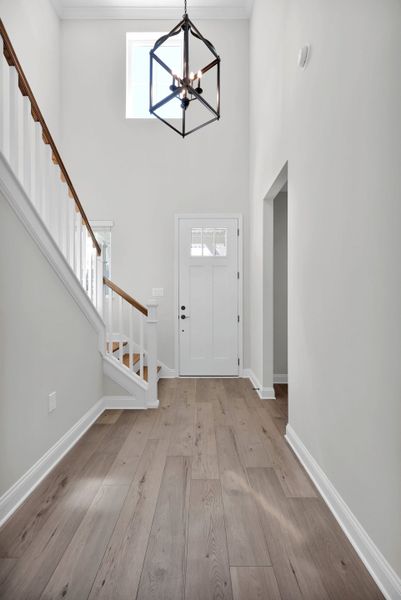 Representative unfurnished interior of a home built from the Miramar by Riverside Homes in Mariposa at EverRange, Jacksonville (Image 26).