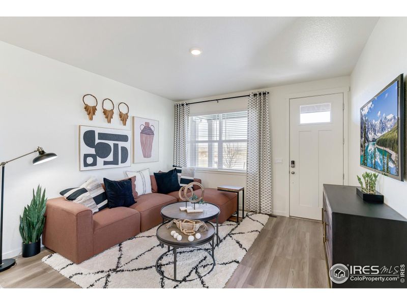 Furnished interior view inside a new home in Revere at Johnstown, Johnstown (Image 18).