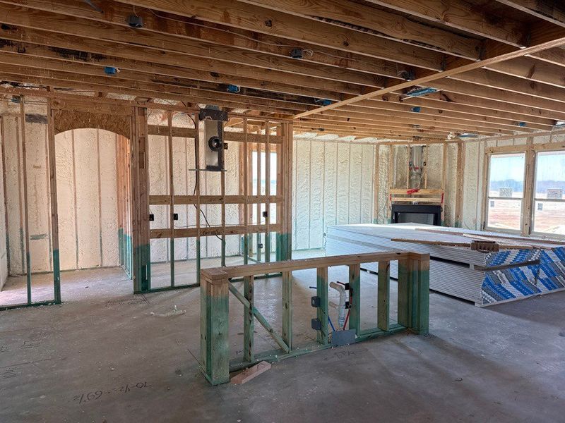 In-progress construction of a new home in Covenant Park, Springtown, TX (Image 4). In-progress construction of a new home in Covenant Park, Springtown, TX (Image 4).
