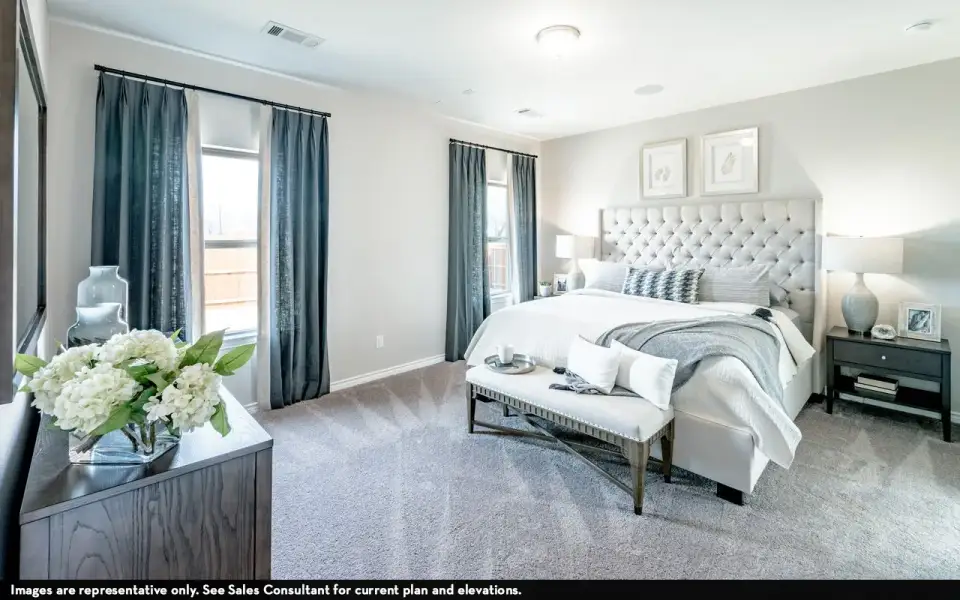 Furnished interior view inside a new home in Trails at Woodhaven Lakes, La Marque (Image 14). Furnished interior view inside a new home in Trails at Woodhaven Lakes, La Marque (Image 14).