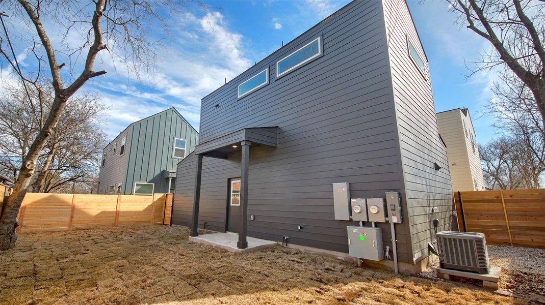 Front exterior of a new home in , Austin, TX, highlighting curb appeal (Image 15).