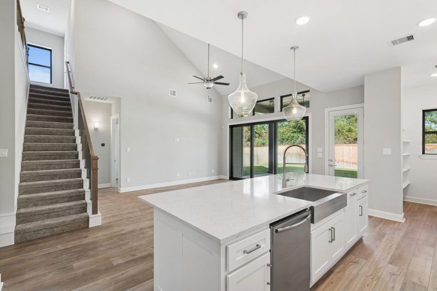 Furnished interior view inside a new home in Kresston - Enclave Collection, Magnolia (Image 13).