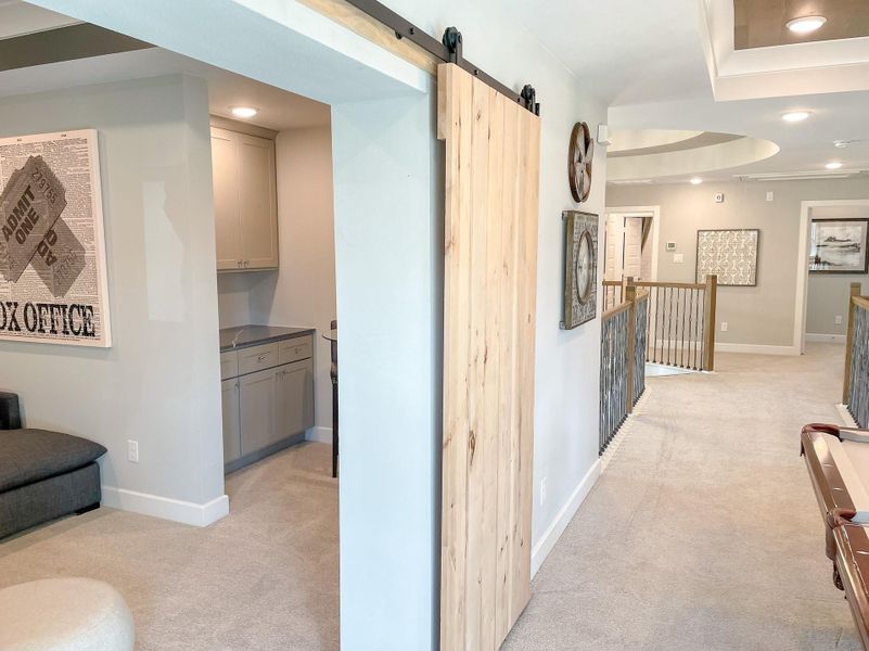 Furnished interior view inside a new home in Bridgeland, Cypress (Image 31).