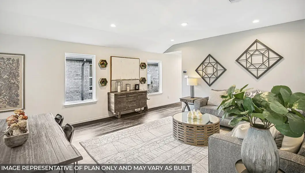 Furnished interior view inside a new home in Lake Conroe Cove, Willis (Image 3). Furnished interior view inside a new home in Lake Conroe Cove, Willis (Image 3).