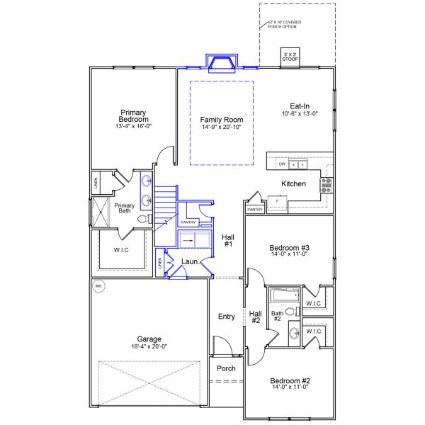 2D floor plan layout of this home in Citadel Point at Southbridge, Sneads Ferry, NC (Image 2). 2D floor plan layout of this home in Citadel Point at Southbridge, Sneads Ferry, NC (Image 2).