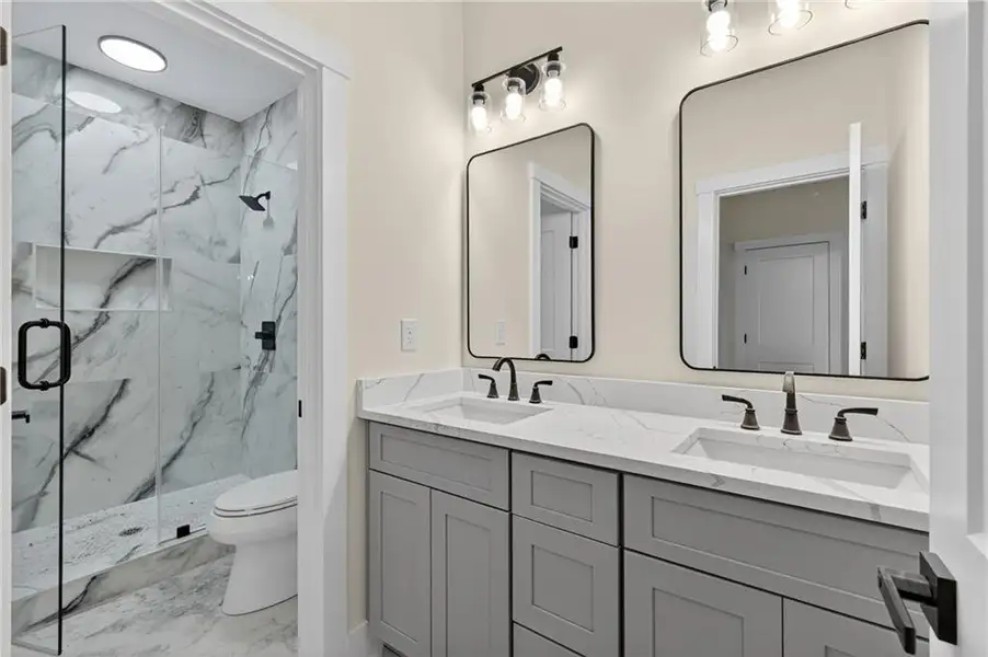 Furnished interior view inside a new home in , Cumming (Image 5).