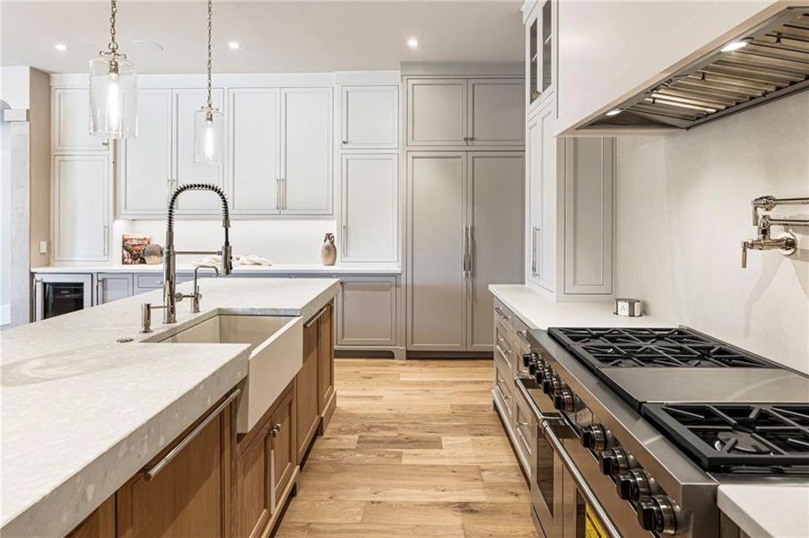 Furnished interior view inside a new home in , Alpharetta (Image 80).