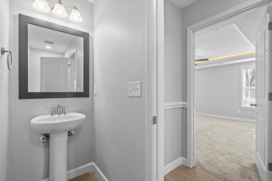 Furnished interior view inside a new home in Zanes Creek, Inman (Image 13).