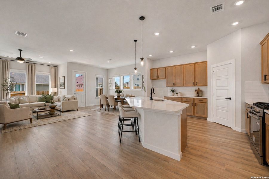 Furnished interior view inside a new home in Meyer Ranch – Select Reserve Series, New Braunfels (Image 9).