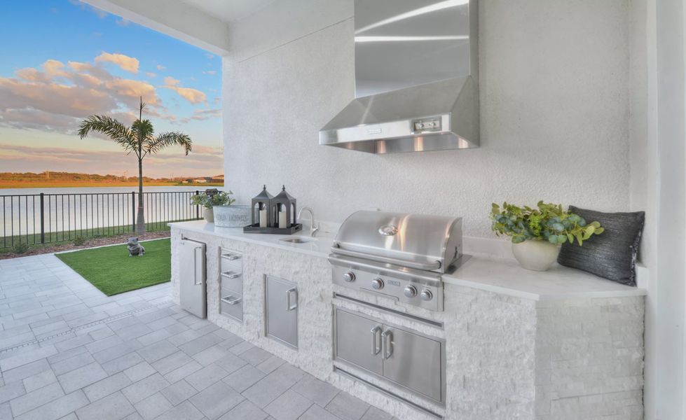Furnished interior view inside a new home in Waterset, Apollo Beach (Image 6).