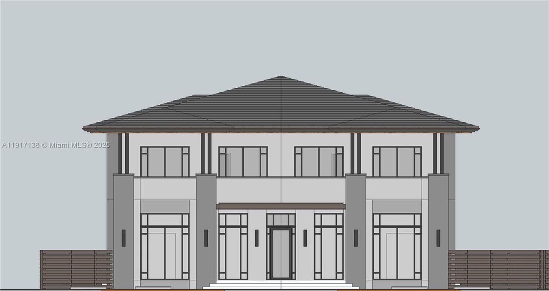 Exterior rendering of this home design in , Miami, FL (Image 4). Exterior rendering of this home design in , Miami, FL (Image 4).