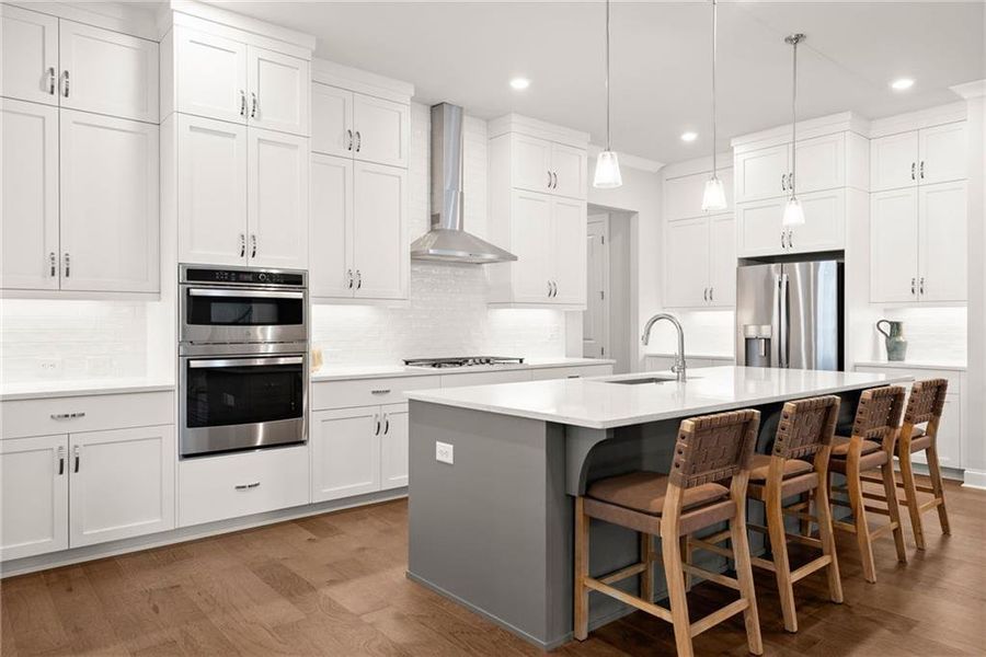 Furnished interior view inside a new home in Promenade at Sawnee Village, Cumming (Image 16).