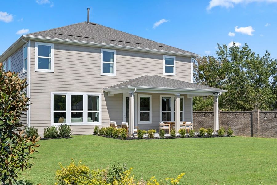 Extended covered patio Extended covered patio