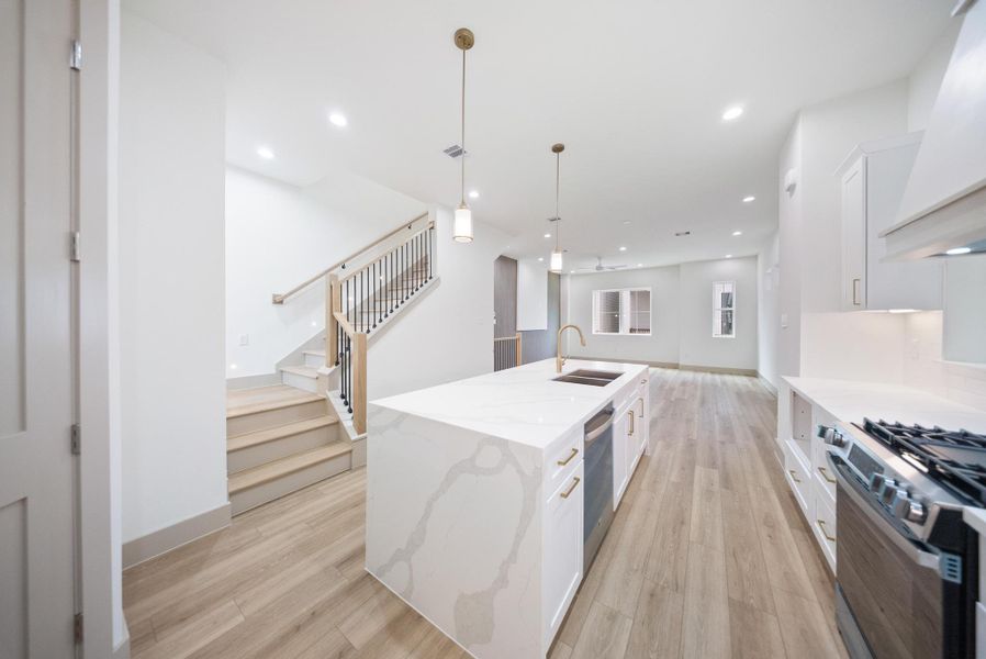 Furnished interior view inside a new home in , Houston (Image 6).