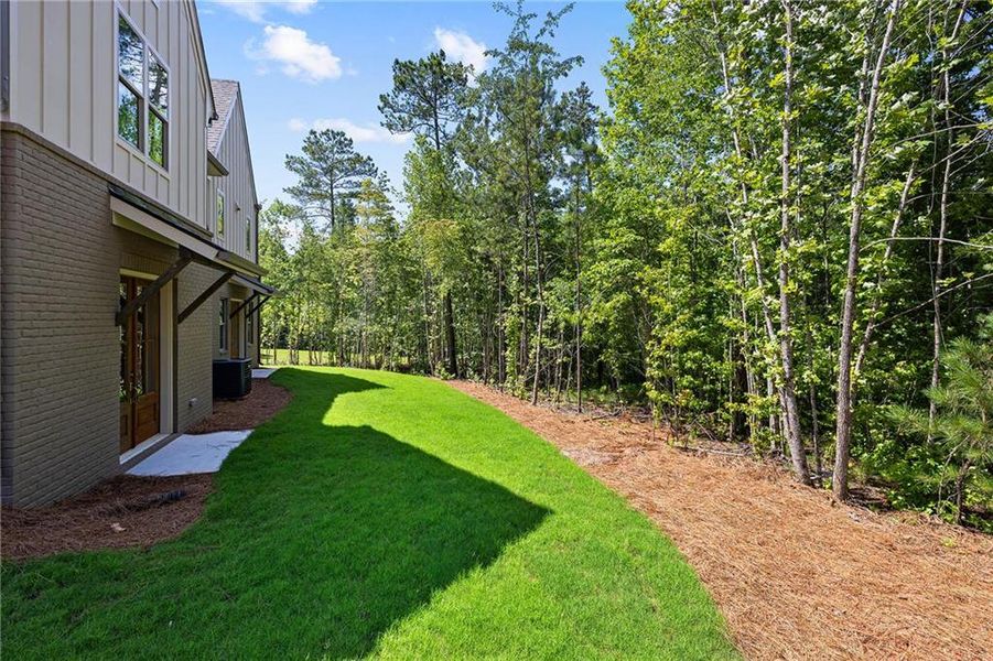 Exterior details and patio area of a home in , Newnan (Image 4).