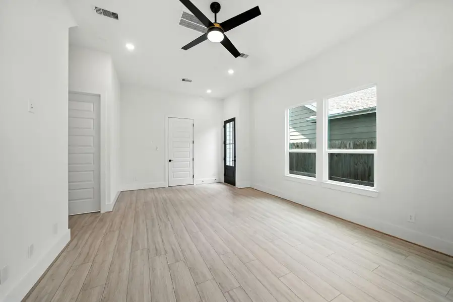 Spacious, unfurnished interior of a new home in , Houston (Image 15). Spacious, unfurnished interior of a new home in , Houston (Image 15).