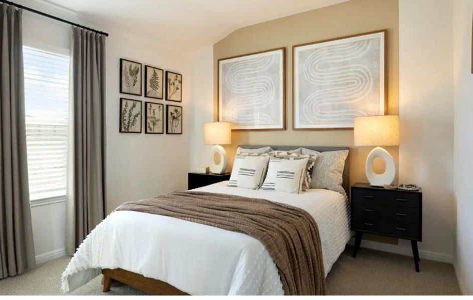 Photos are not of the actual home, but are photos of the builder home with same floorplan with similar interior finishes.