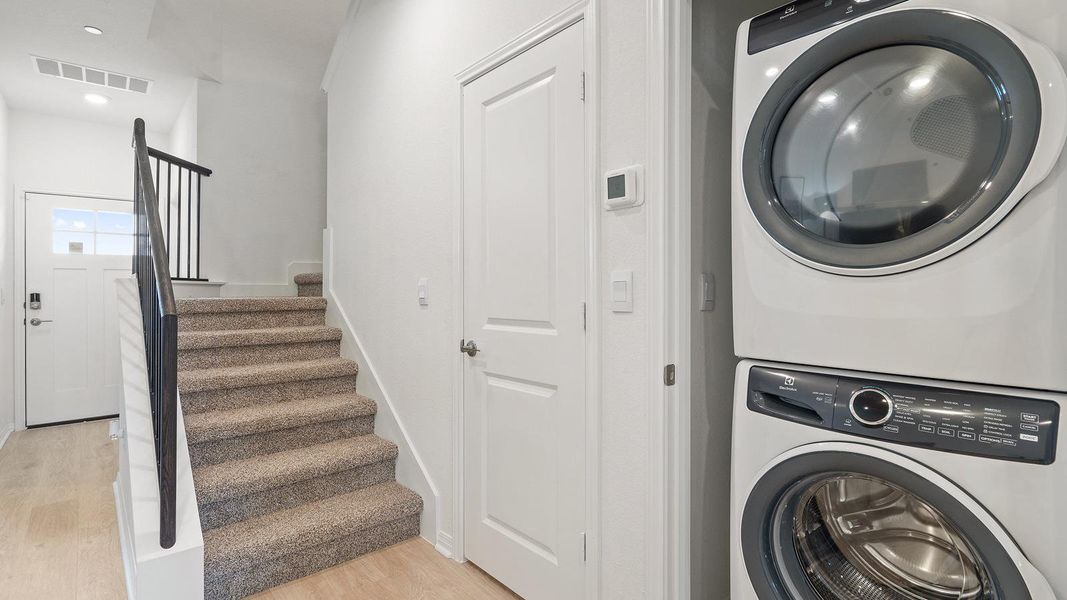 Furnished interior view inside a new home in Avery Centre, Round Rock (Image 17).