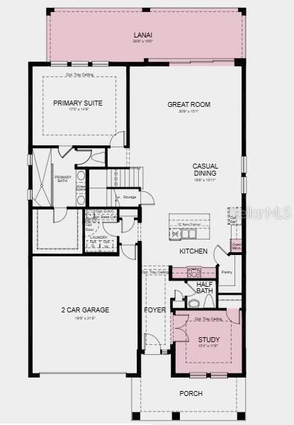 2D floor plan layout of this home in Cassia at Skye Ranch, Sarasota, FL (Image 2). 2D floor plan layout of this home in Cassia at Skye Ranch, Sarasota, FL (Image 2).