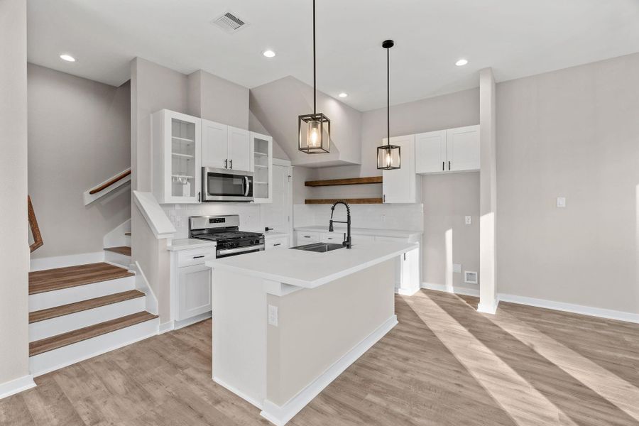 Furnished interior view inside a new home in , Houston (Image 7).