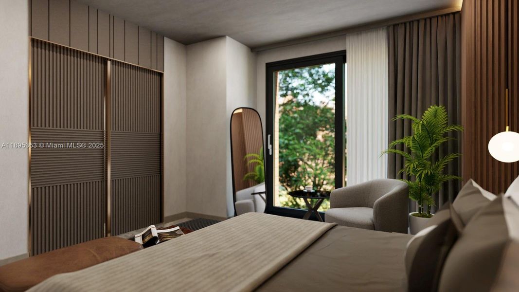 Furnished interior view inside a new home in , Fort Lauderdale (Image 7). Furnished interior view inside a new home in , Fort Lauderdale (Image 7).