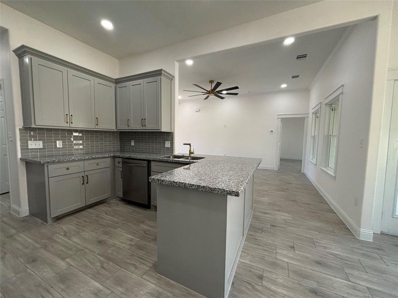 Furnished interior view inside a new home in , La Porte (Image 11).