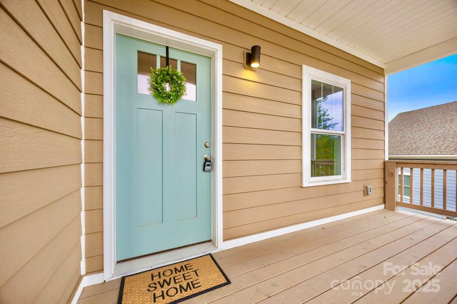 Exterior details and patio area of a home in , Arden (Image 4).