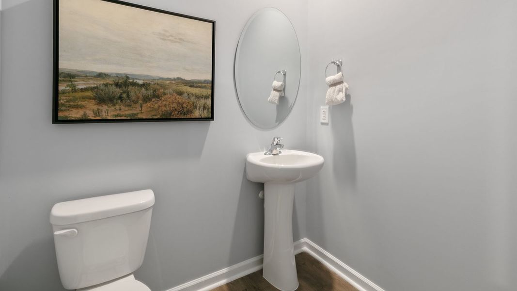 Representative furnished interior of a home built from the WILMINGTON by D.R. Horton in Collinswood, Aberdeen (Image 7).