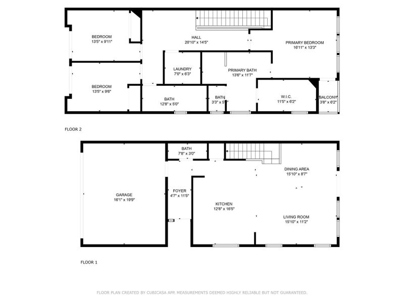 Modern On West - home floor plan.