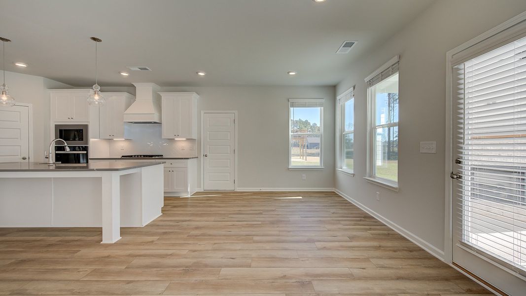 Furnished interior view inside a new home in Riverbend Overlook, Fayetteville (Image 7).