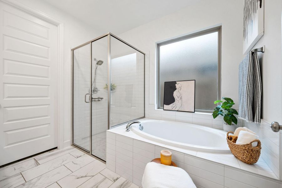 Furnished interior view inside a new home in The Highlands, Porter (Image 18).