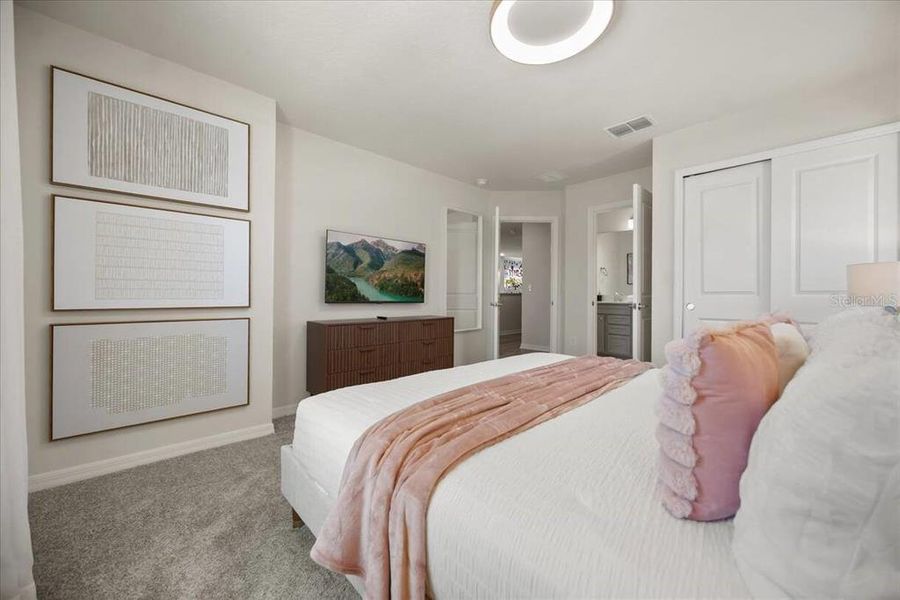 Furnished interior view inside a new home in , Clermont (Image 12).