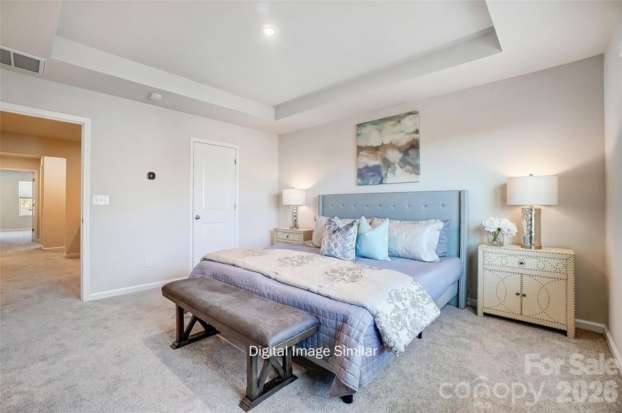 Furnished interior view inside a new home in Bailey Run, Charlotte (Image 11).