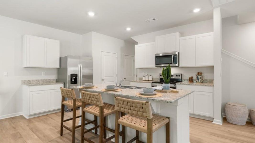 Furnished interior view inside a new home in Pointe Park, Union City (Image 32).