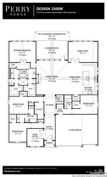 2D floor plan layout of this home in Esperanza 80', Boerne, TX (Image 2). 2D floor plan layout of this home in Esperanza 80', Boerne, TX (Image 2).