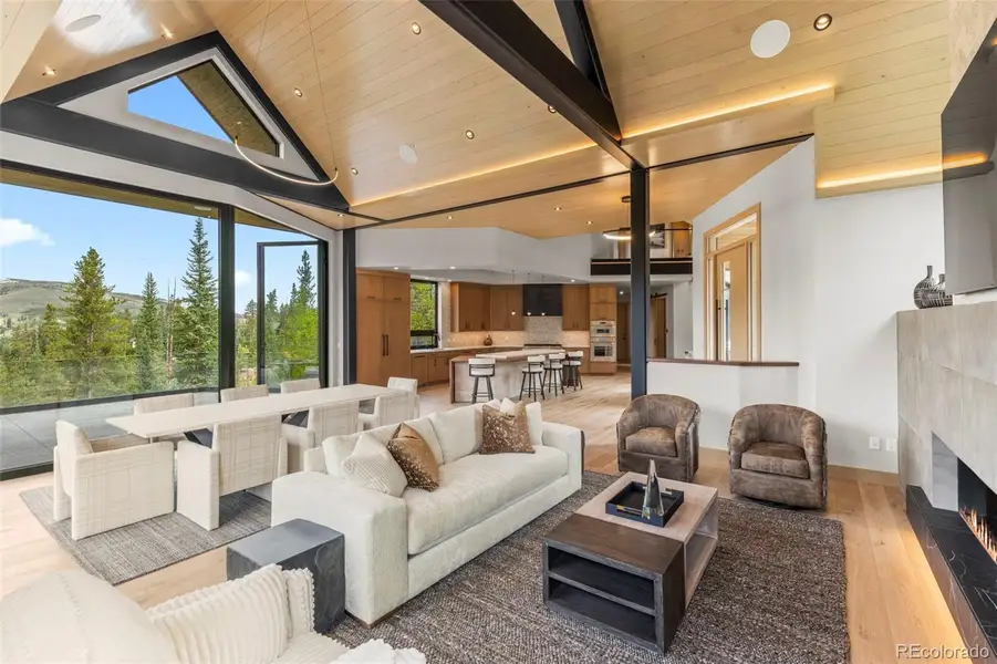 Furnished interior view inside a new home in , Breckenridge (Image 10).