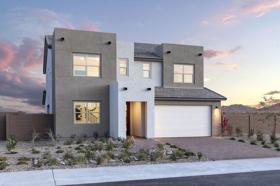 Representative exterior photo of a completed home built from the Lagoon by Mattamy Homes in White Tank Vistas, Waddell, AZ (Image 24). Representative exterior photo of a completed home built from the Lagoon by Mattamy Homes in White Tank Vistas, Waddell, AZ (Image 24).