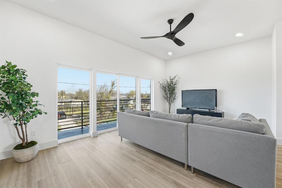 Furnished interior view inside a new home in , Houston (Image 19).