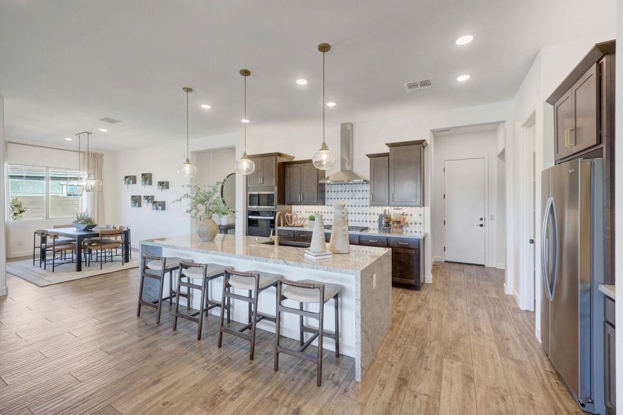 Furnished interior view inside a new home in Landmarke, San Tan Valley (Image 15). Furnished interior view inside a new home in Landmarke, San Tan Valley (Image 15).