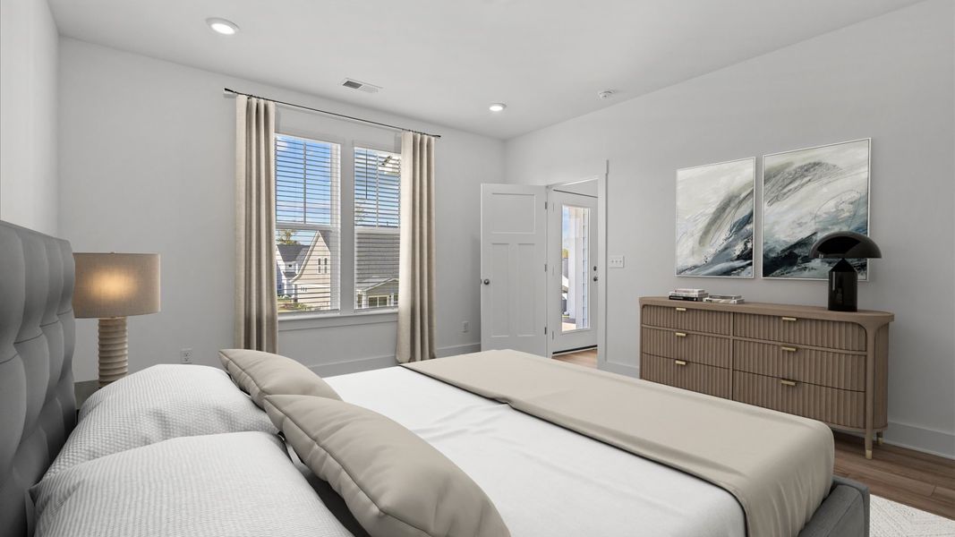 Furnished interior view inside a new home in Pleasant Falls, Moore (Image 27). Furnished interior view inside a new home in Pleasant Falls, Moore (Image 27).