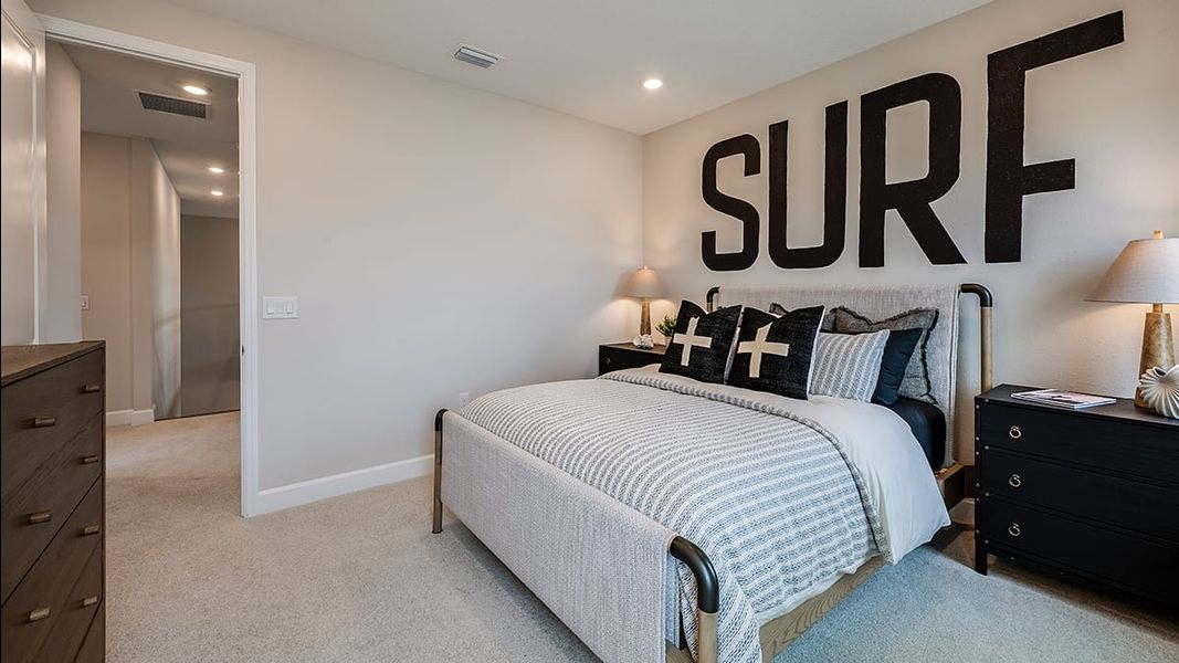 Representative furnished interior of a home built from the Bimini by Taylor Morrison in Ardisia Park, New Smyrna Beach (Image 40).