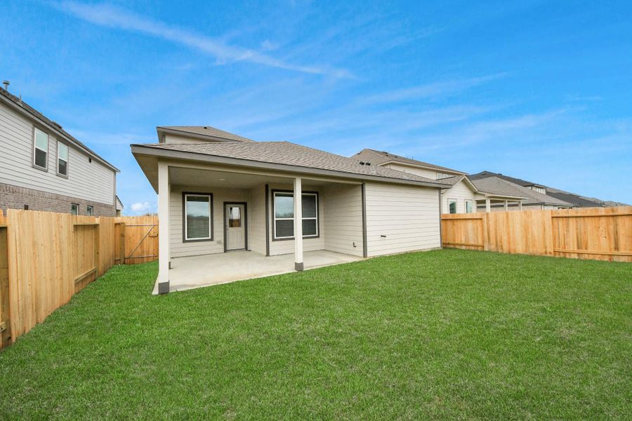Backyard retreat, offering an abundance of space for kids to play and explore. The possibilities are endless in this outdoor haven, where the joy of open-air activities and family gatherings awaits.