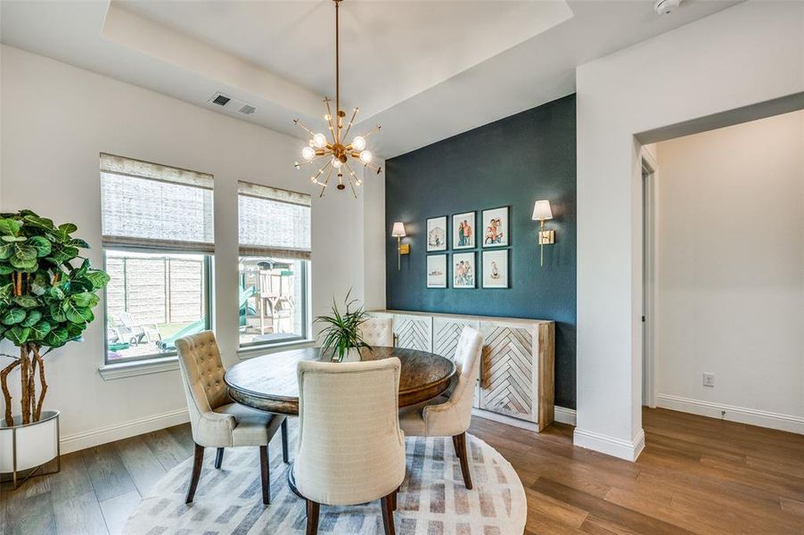 Furnished interior view inside a new home in , Mansfield (Image 5).