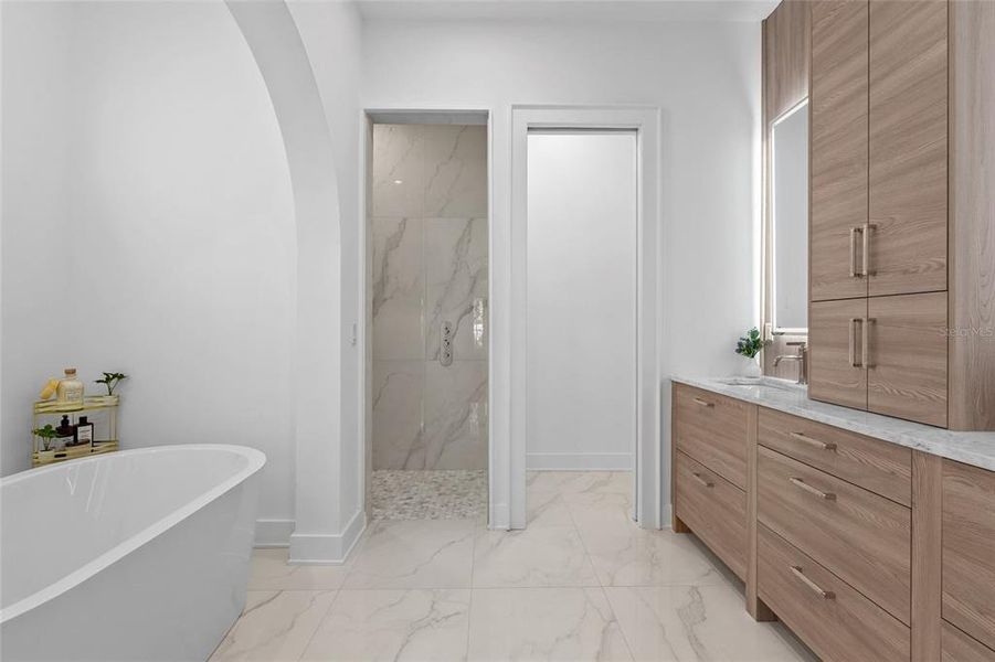 Furnished interior view inside a new home in , Sarasota (Image 55). Furnished interior view inside a new home in , Sarasota (Image 55).