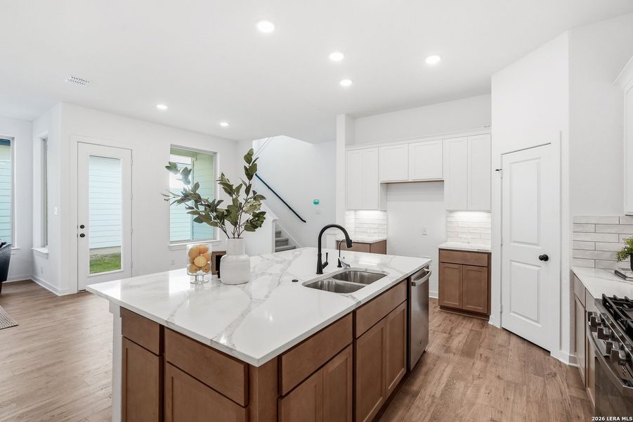 Furnished interior view inside a new home in The Crossvine, Schertz (Image 16).