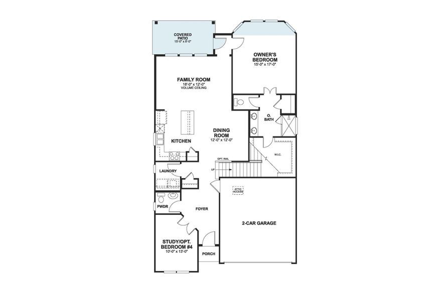 2D floor plan layout of this home in Cedar Brook, Leander, TX (Image 2). 2D floor plan layout of this home in Cedar Brook, Leander, TX (Image 2).