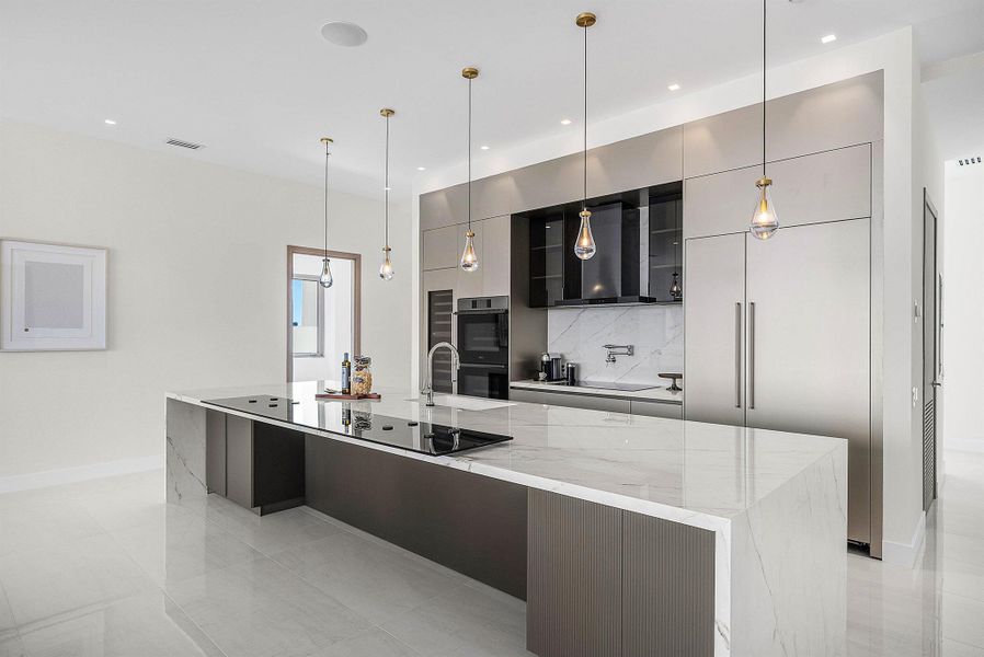 Furnished interior view inside a new home in , Delray Beach (Image 14). Furnished interior view inside a new home in , Delray Beach (Image 14).