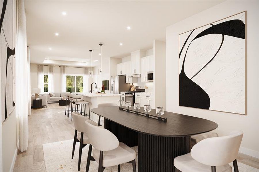 Representative furnished interior of a home built from the Avon by Ryan Homes in Middle Creek Village, Bolivia (Image 8). Representative furnished interior of a home built from the Avon by Ryan Homes in Middle Creek Village, Bolivia (Image 8).